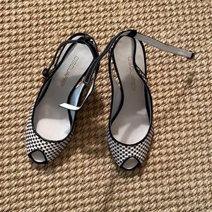 DSquared Peep Toe Ankle Strap Heel